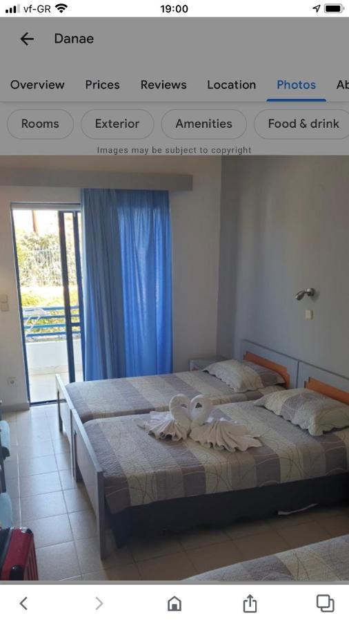 Danae Hotel Faliraki Bagian luar foto